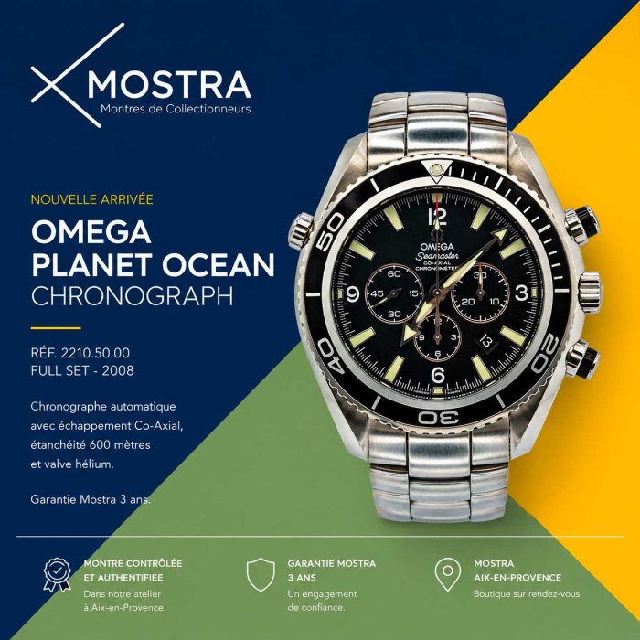 Omega Seamaster Planet Ocean Chronographe Coaxial Chronometer Date