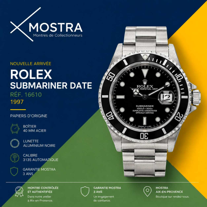 Rolex Submariner Date 4 lignes Tritium Dial
