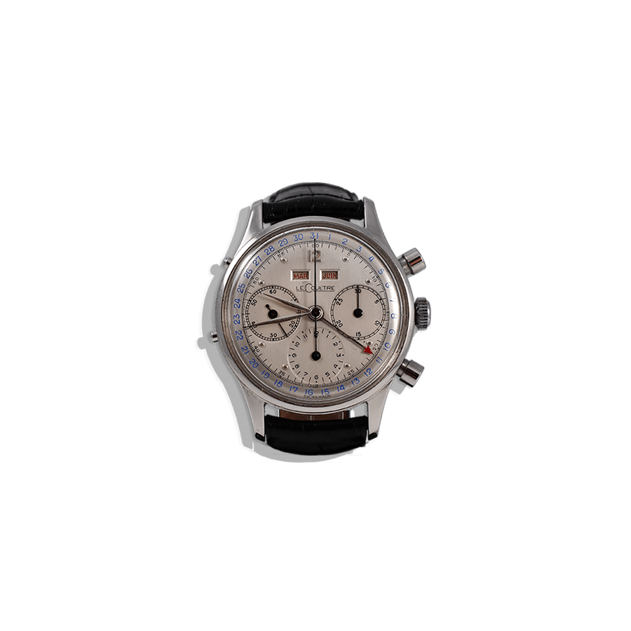 lecoultre-jaeger-tri-compax-watch-quantieme-complication-1947-calibre-valjoux-72c-vintage-collection-aix-mostra-store-france