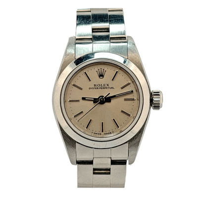 Rolex Lady Oyster Perpetual 26 Cadran Argenté