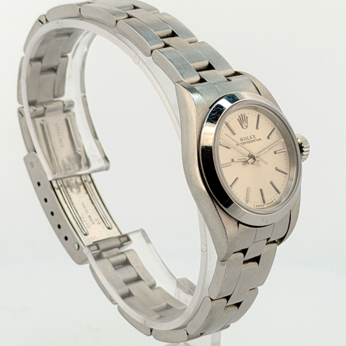 Rolex Lady Oyster Perpetual 26 Cadran Argenté