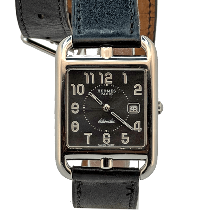 Hermes Cape Code Automatic Date GM Cadran Noir Double tour