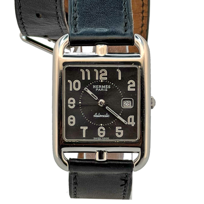 Hermes Cape Code Automatic Cadran Noir Double Tour