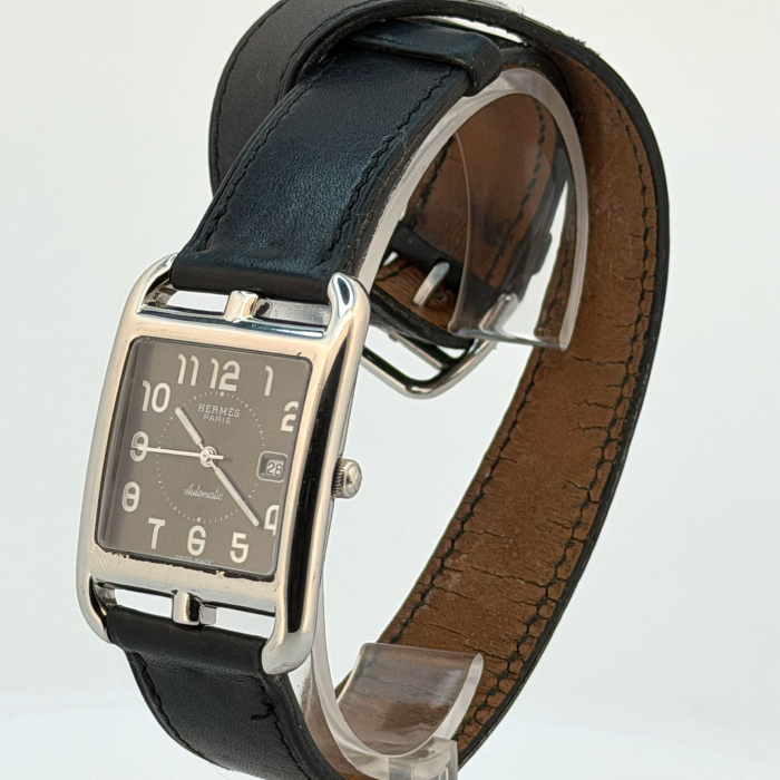 Hermes Cape Code Automatic Cadran Noir Double Tour