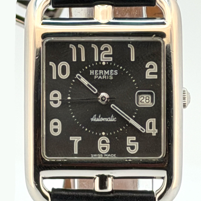 Hermes Cape Code Automatic Date GM Cadran Noir Double tour