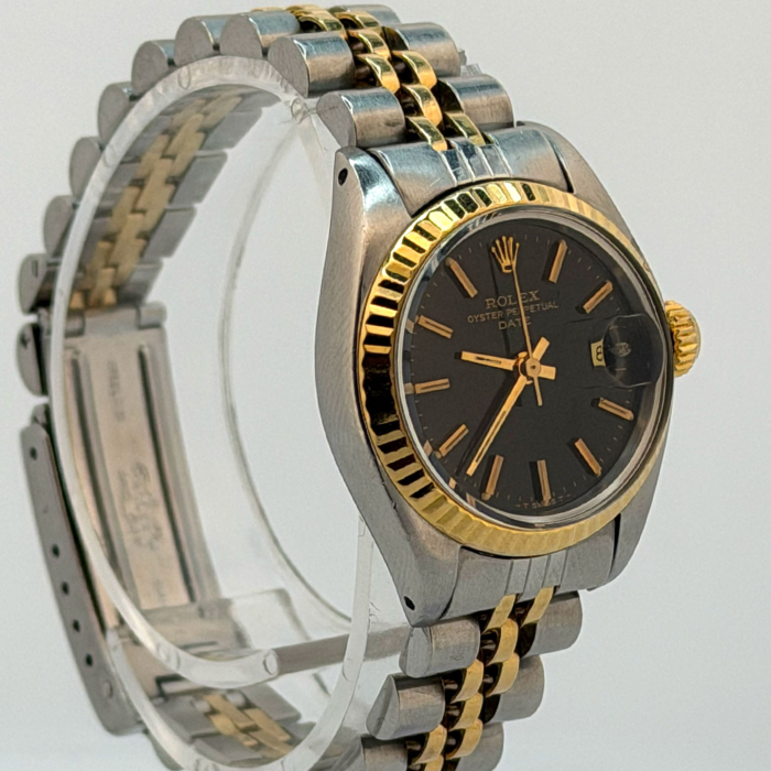Rolex Oyster Perpetual Date 26 two tones black dial