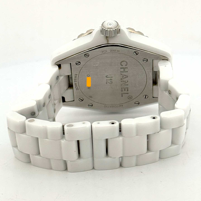 Chanel J12 Automatique Date Grand Modèle Blanc