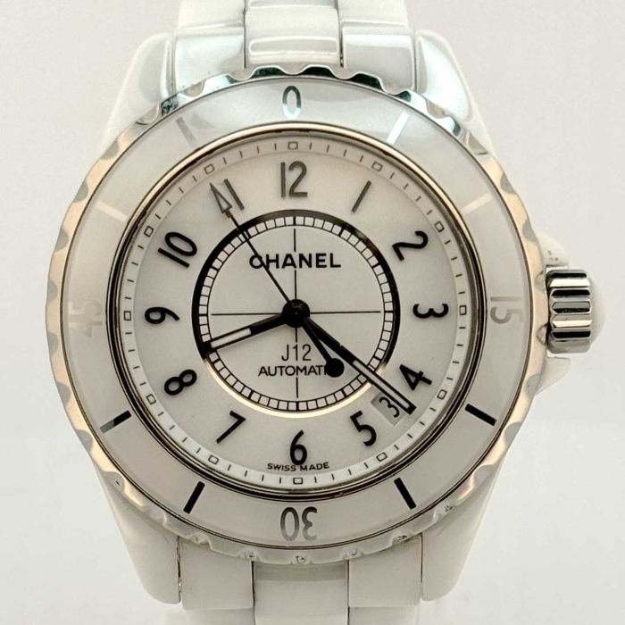 Chanel J12 Automatique Date Grand Modèle Blanc