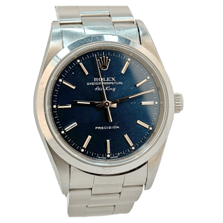 Rolex Airking 34 Precision Cadran Bleu