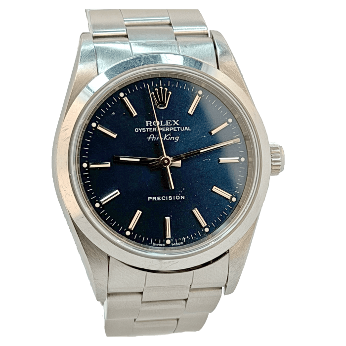 Rolex Airking 34 Precision Cadran Bleu