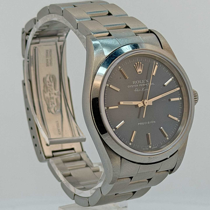 Rolex Airking Stainless Steel  34 Sapphire