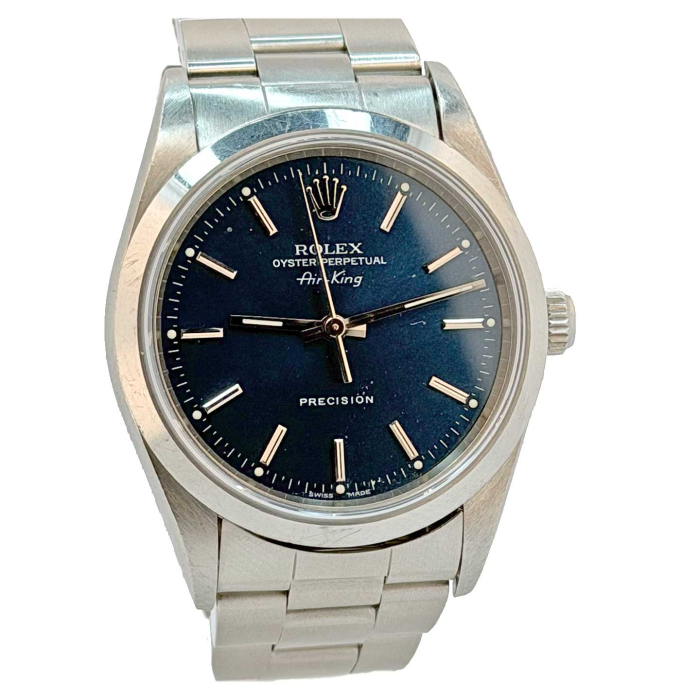 Rolex Airking 34 Precision Cadran Bleu