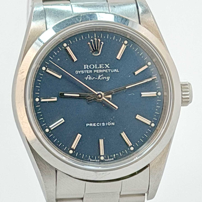 Rolex Airking 34 Precision Cadran Bleu