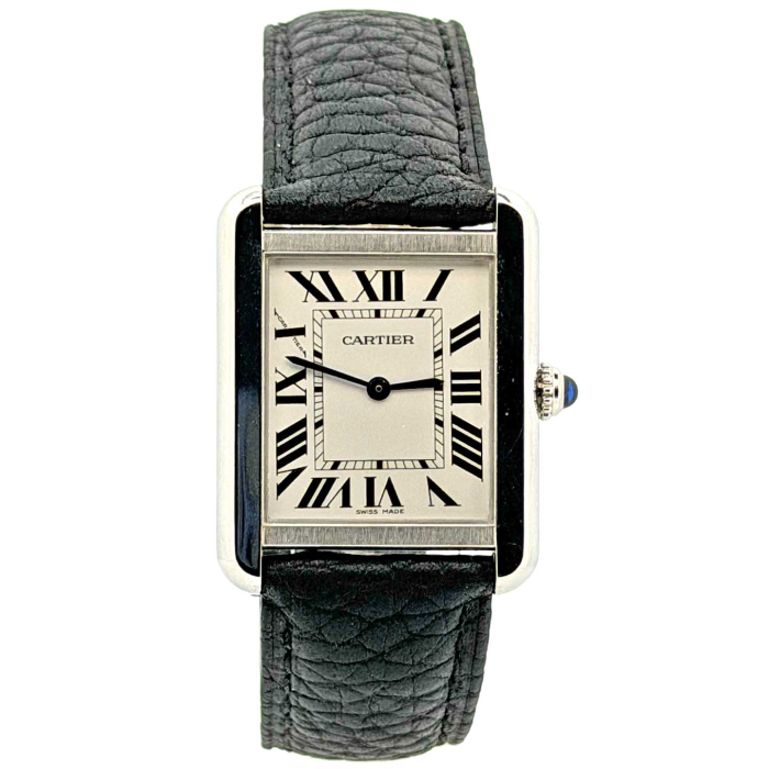 Cartier Tank Solo Steel Silver Dial