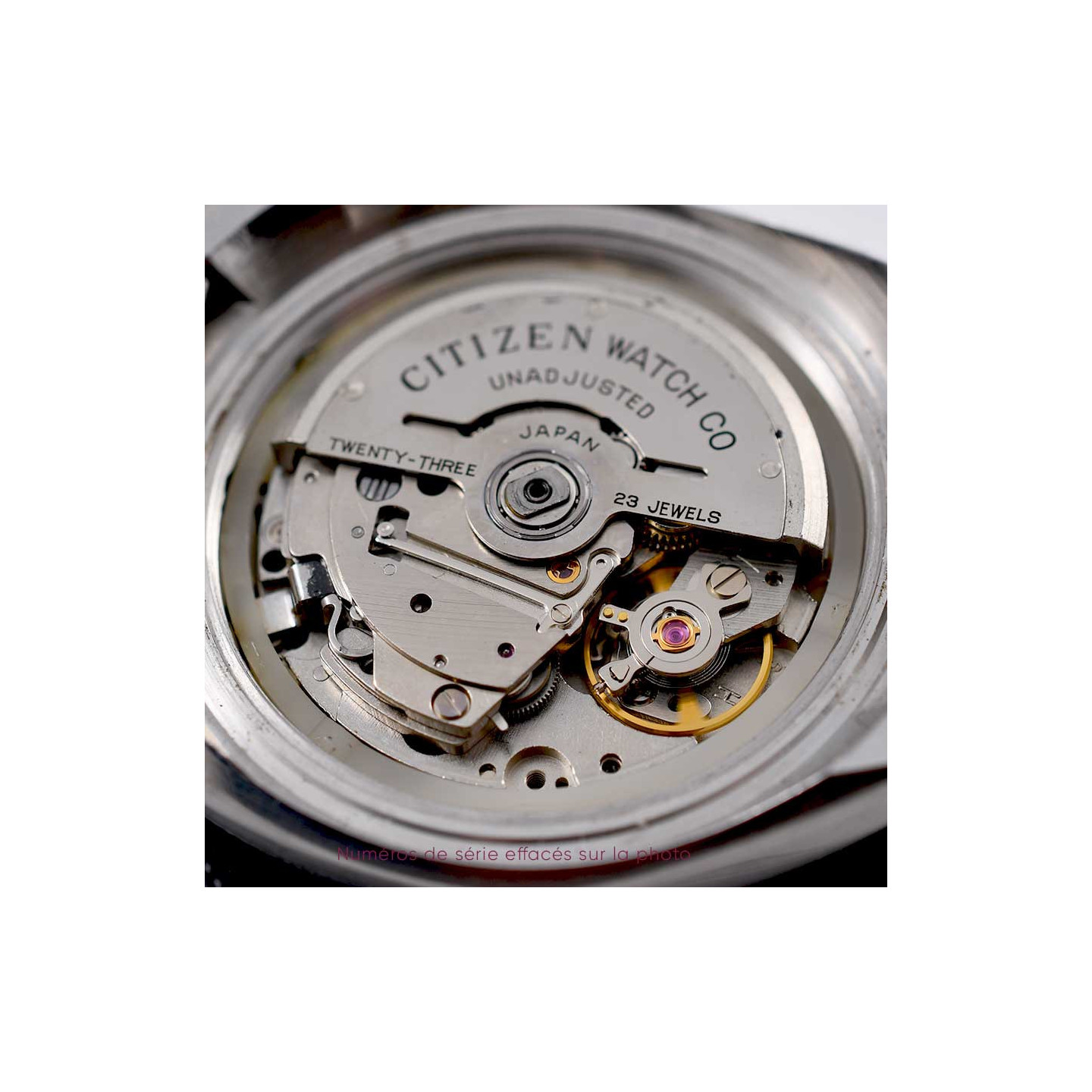 Pre-owned Citizen Bullhead White Pacer 8110 1976 Spaceart watch