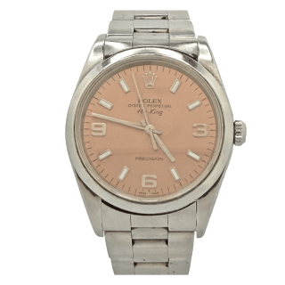 Rolex Airking 34 Cadran Rose