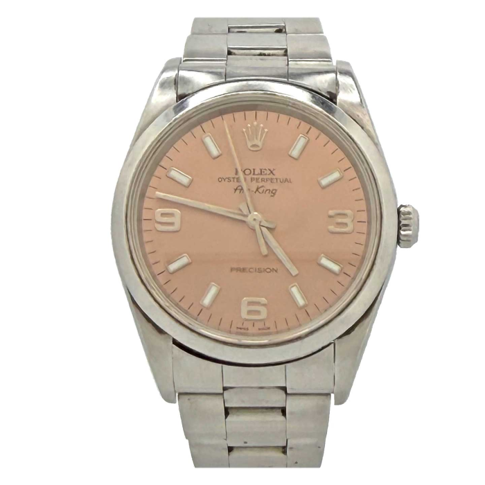 Rolex Airking 34 Cadran Rose