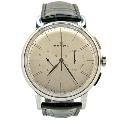 Zenith Elite Chronographe Acier Fullset