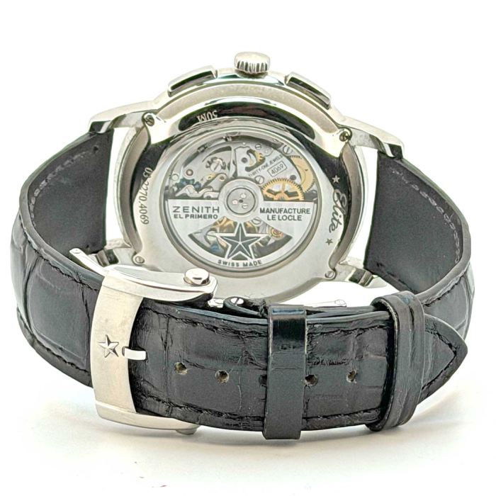 Zenith Elite Chronographe Acier Fullset
