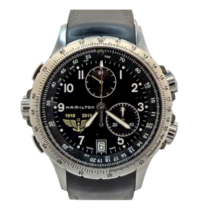 Hamilton Chrono Pilote Aéronavale 100 ans Estimated Time Over