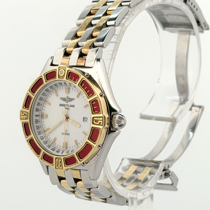 Breitling CLASS J Lady Or & Acier Lunette Rouge