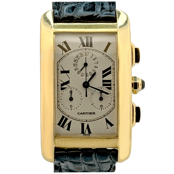 Cartier Tank Américaine Grand Modèle Chronoreflex