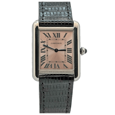 Cartier Tank Solo Acier Cadran Rose