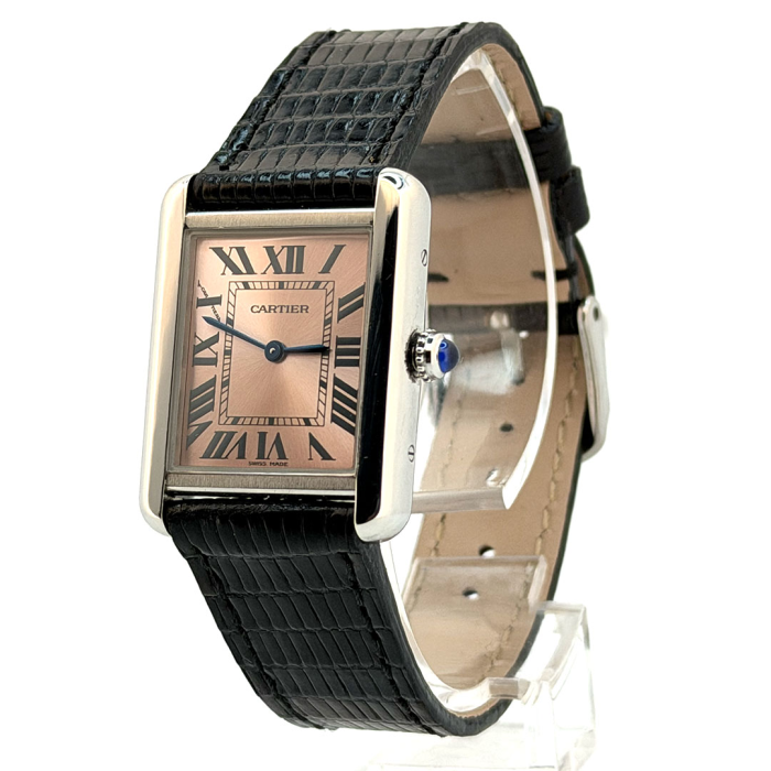 Cartier Tank Solo Acier Cadran Rose