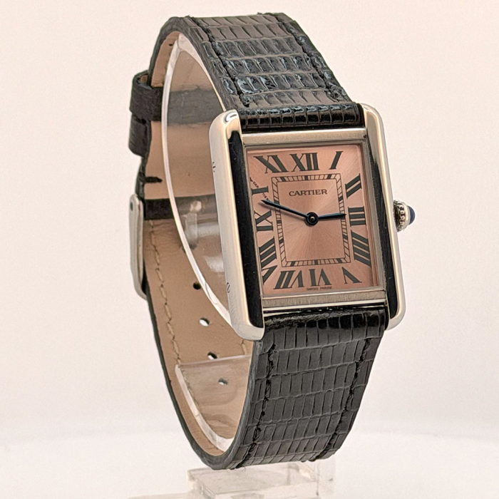Cartier Tank Solo Acier Cadran Rose