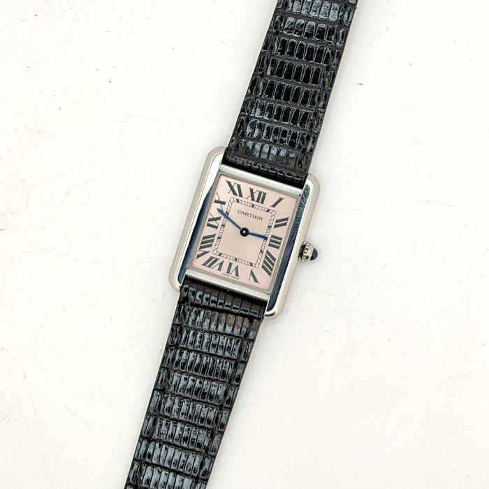 Cartier Tank Solo Acier Cadran Rose