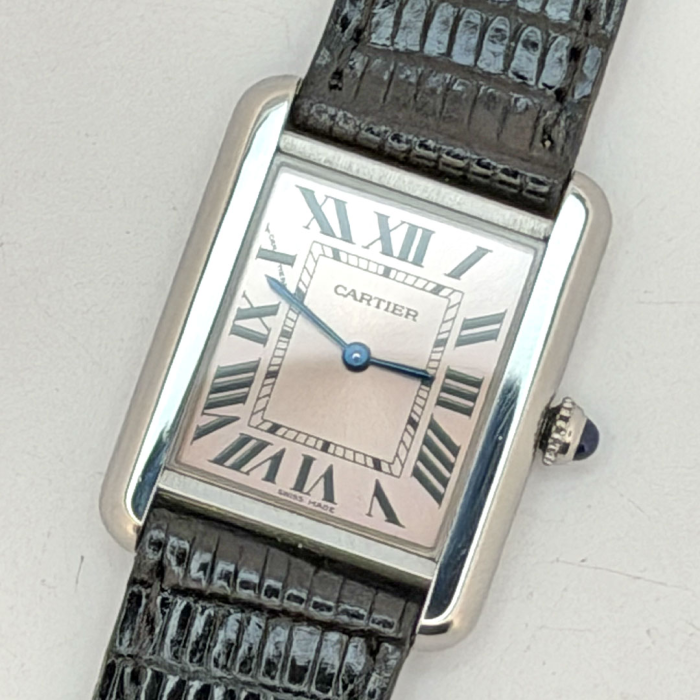 Cartier Tank Solo Acier Cadran Rose