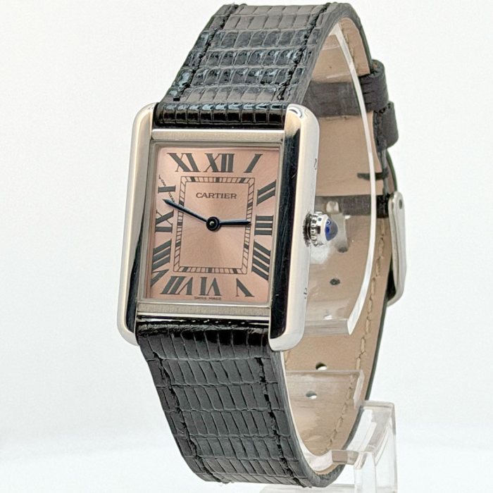 Cartier Tank Solo Acier Cadran Rose