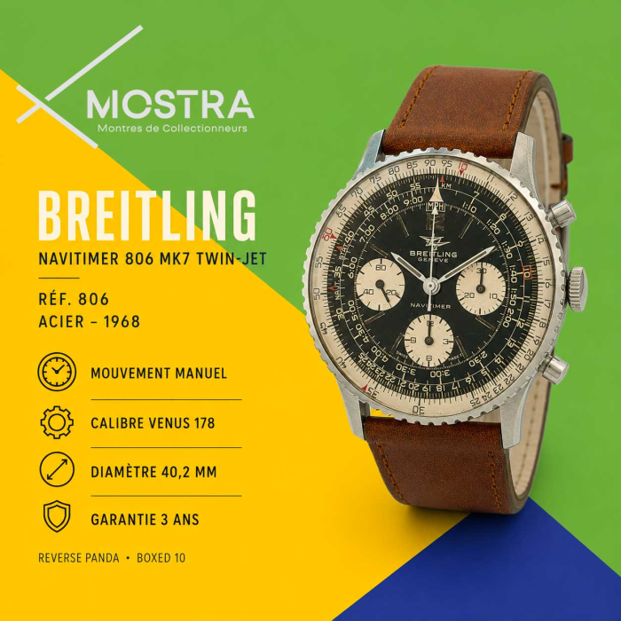 Breitling Navitimer 806 Twin Jet MK-7 Boxed 10