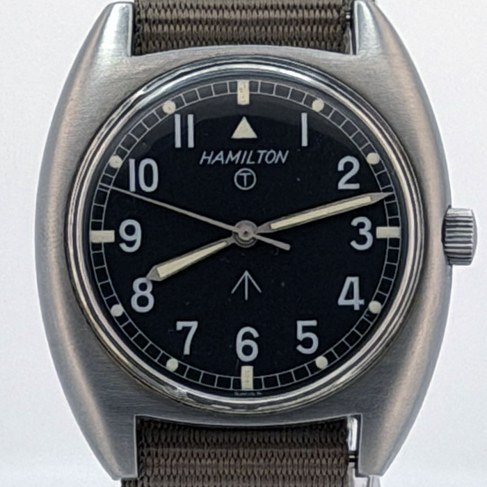 Hamilton W10 British Army Calibre 649 Tritium 1973