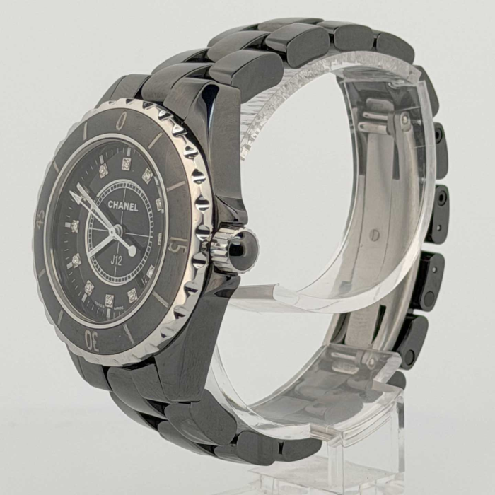 Chanel J-12 Black 33 mm Diamond Dial