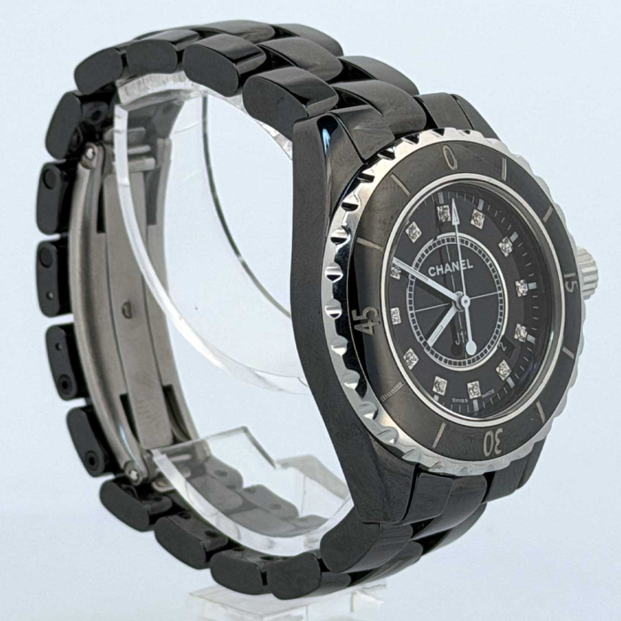 Chanel J-12 Black 33 mm Diamond Dial