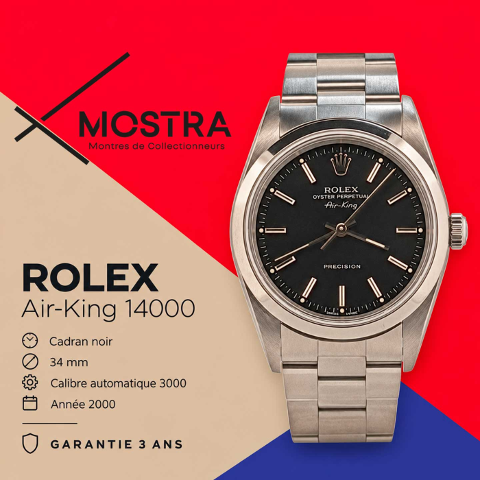Rolex Oyster Perpetual Airking 34 Cadran Noir