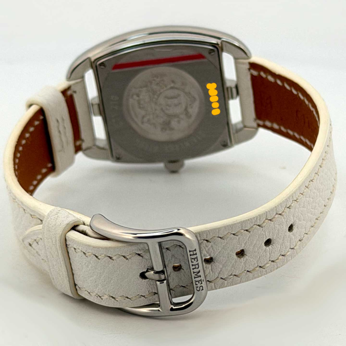 Hermes Cape Cod Tonneau Lady Small White Dial