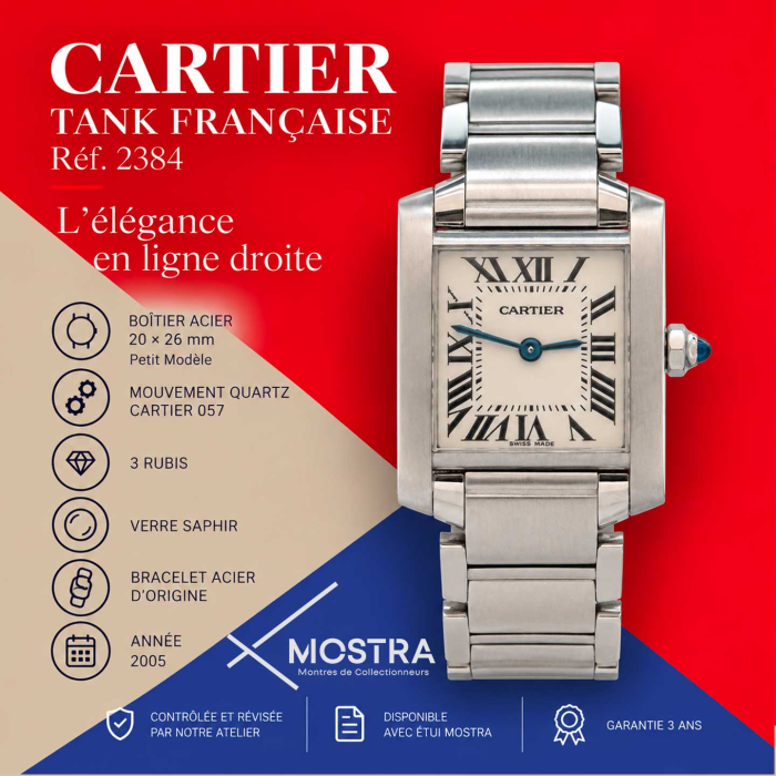 Cartier Tank Française Lady Petit Modèle Quartz