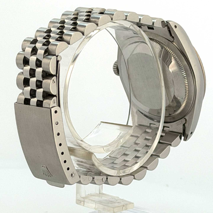 Rolex Datejust 36 Lunette Or Blanc Cadran Silver