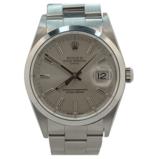 Rolex Oyster Perpetual Date Cadran Silver