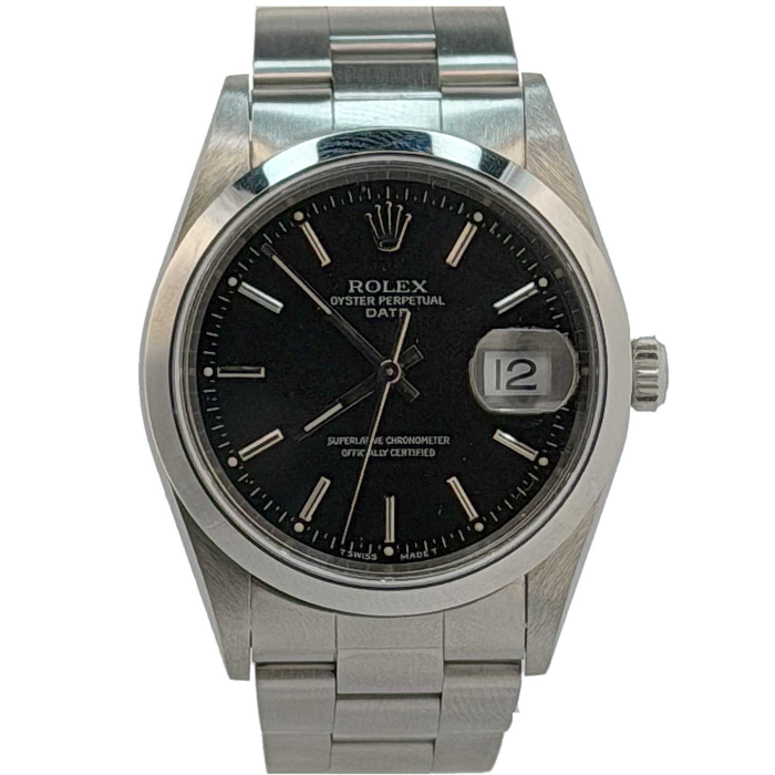 Rolex Oyster Perpetual Date 34 Black Dial