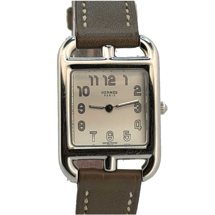 Hermes Cape Cod Petit Modèle Bracelet Taupe