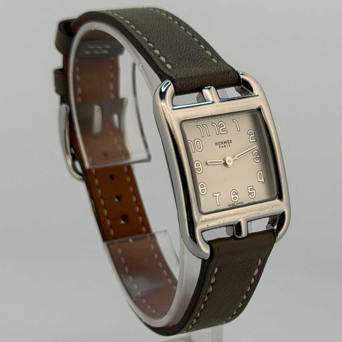 Hermes Cape Cod Petit Modèle Bracelet Taupe