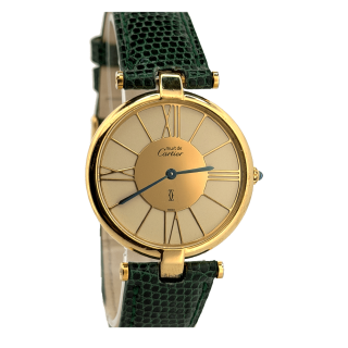 Cartier Vendome Must Vermeil  30 mm Art Déco
