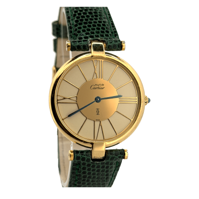 Cartier Vendome Must Vermeil  30 mm Art Déco