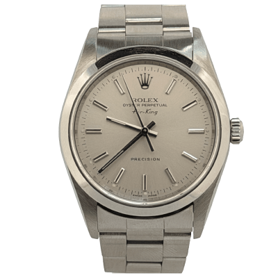 Rolex Oyster Perpetual Airking 34 Cadran Argenté