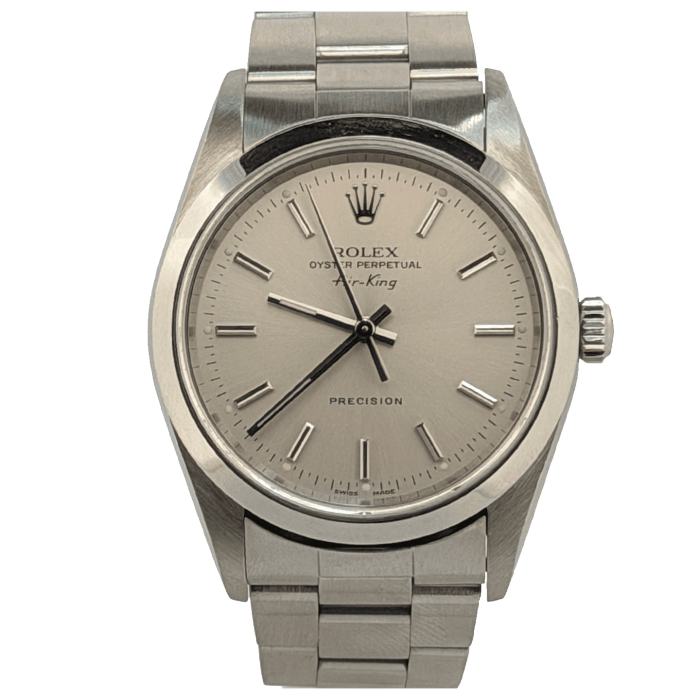 Rolex Airking 34 cadran silver