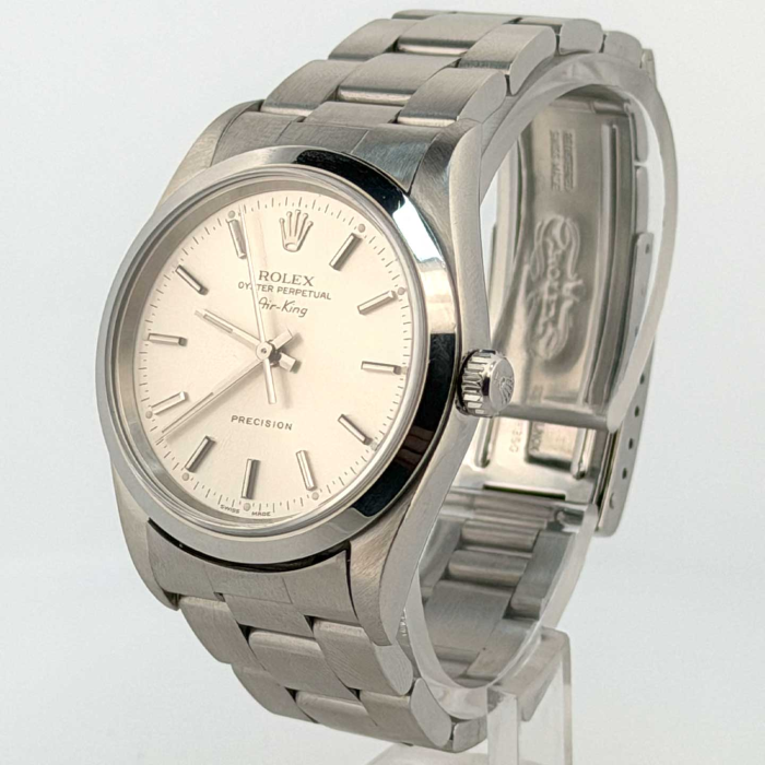 Rolex Airking 34 cadran silver