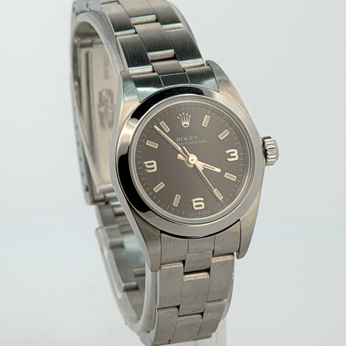 Rolex Oyster Perpetual 26 Cadran Noir 3 6 9
